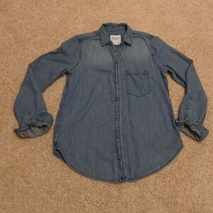A&F Denim Button-Up Shirt